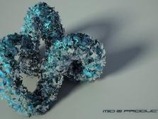 Digital art - Rotácia a Greeble (Časticová kolekcia)